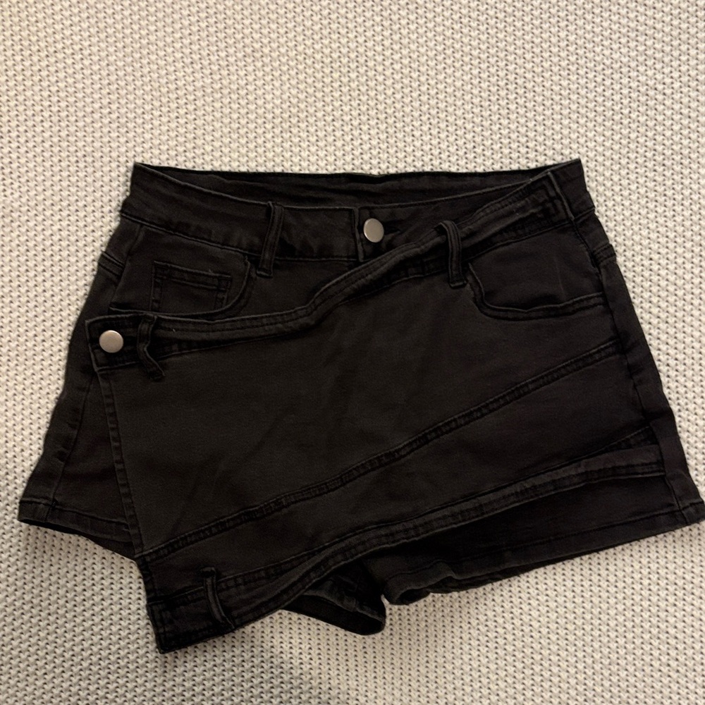 SHEIN Black Jean Shorts